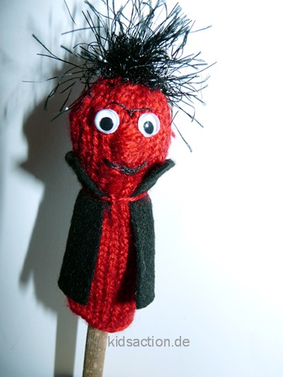 Fingerpuppe Teufelchen